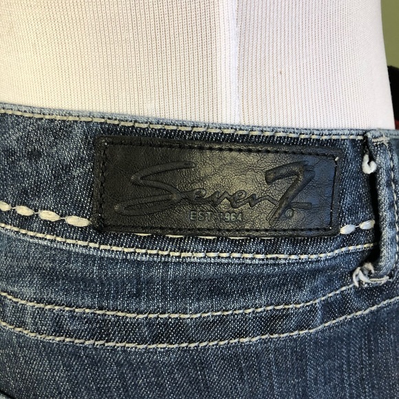 16 Seven 7 jeans in indigo wash - Picture 8 of 11